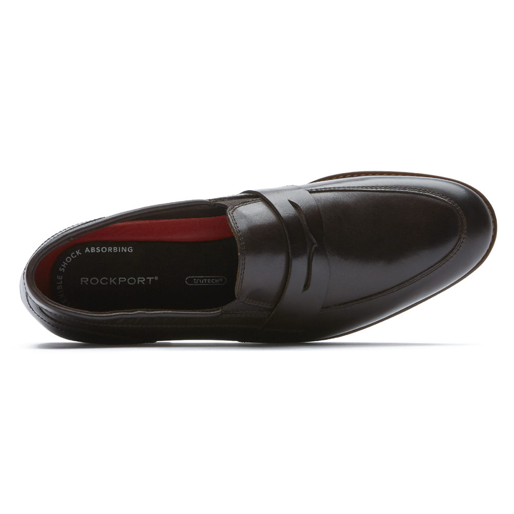 Mocassins Rockport Homem Marrom - Style Purpose 3 Double Gore Penny - 59162UWHY